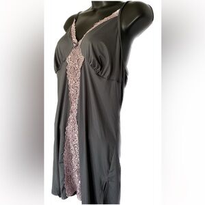 LVR GRY/PNK Pullover Nightgown, M *P1056